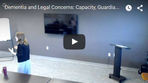 Dementia and Legal Concerns - Video