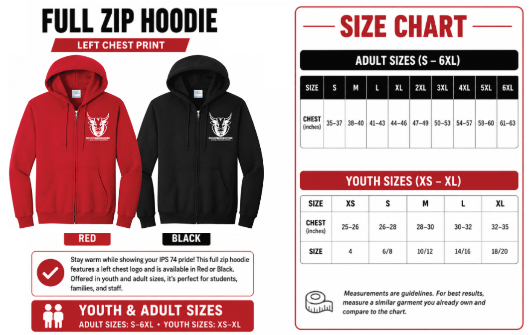IPS Theodore Potter #74 Full Zip Hoodie