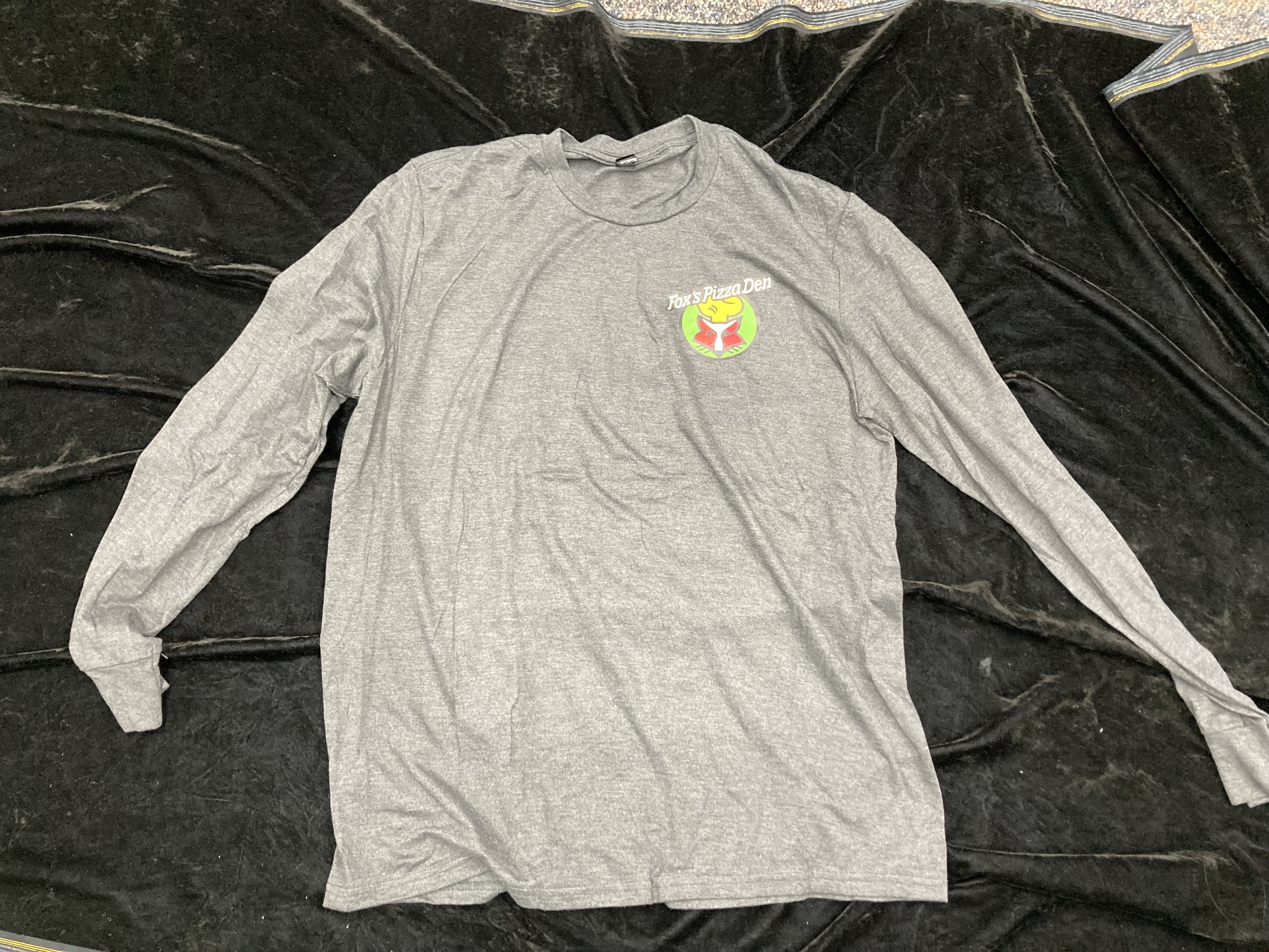 SALE Fox's Logo - XL Dark Grey Triblend Long Sleeve