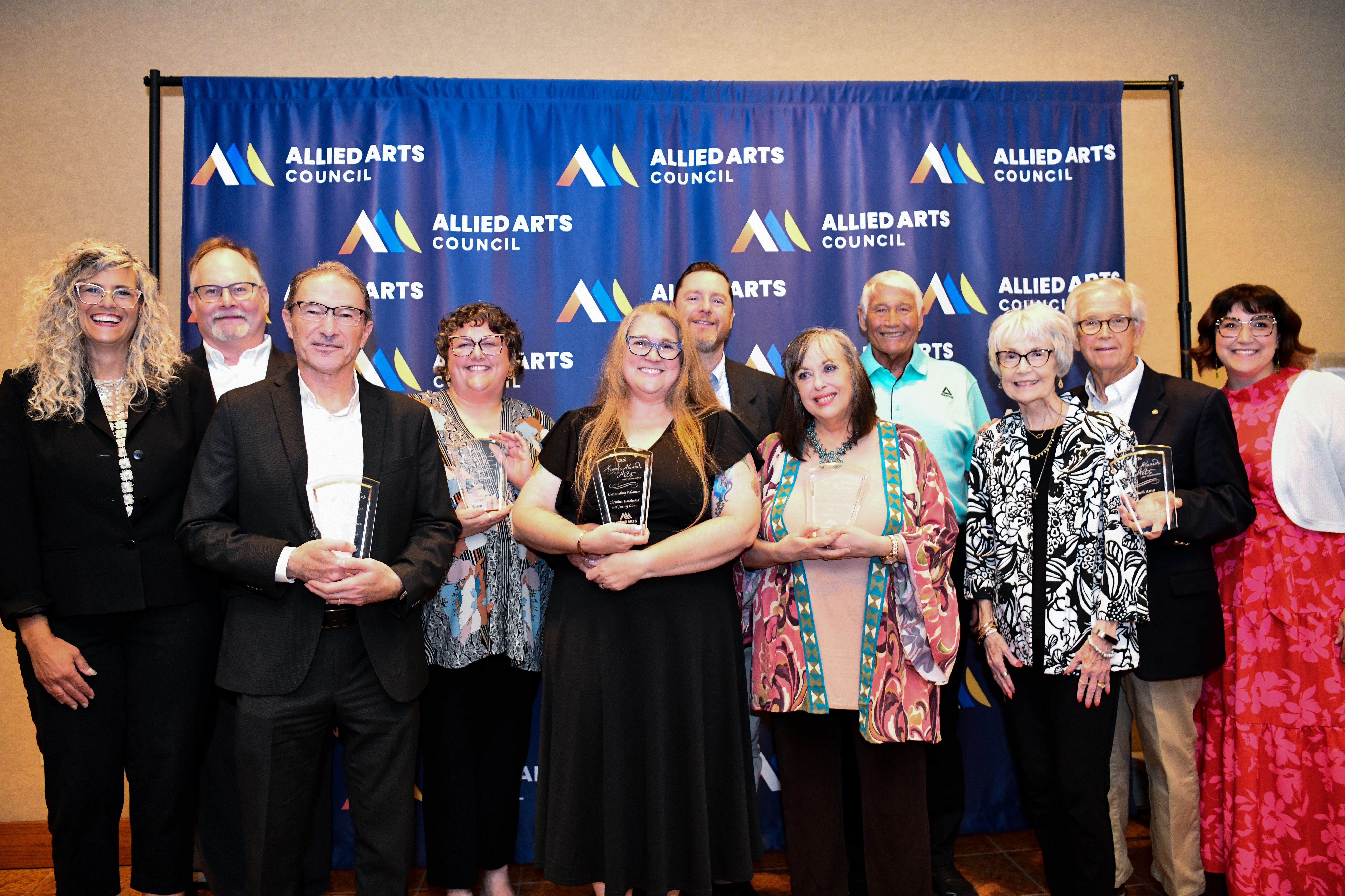 The Mayor and Award Winners for Mayor's Awards