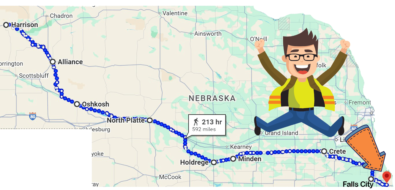 We made it to Falls City!