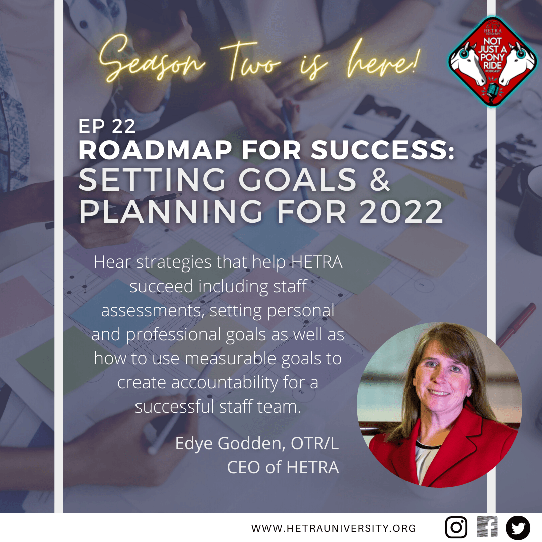 Episode #22 - Roadmap for Success: Setting Goals & Planning for 2022 with Edye Godden, CEO of HETRA