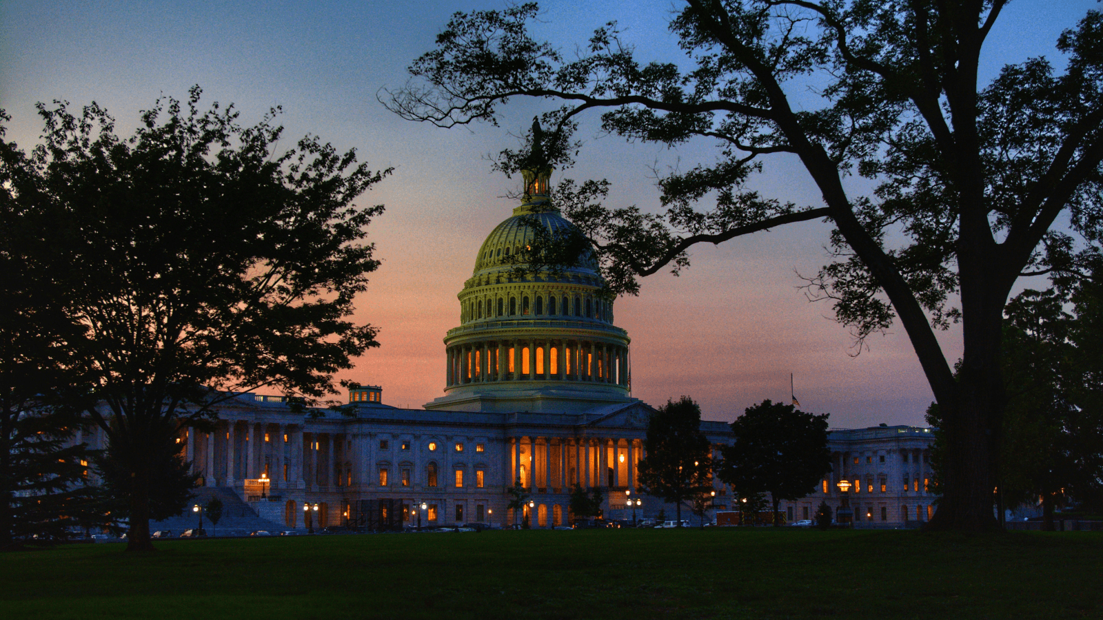 Photo of the U.S. Capitol at dusk