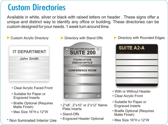 Custom Office Directories