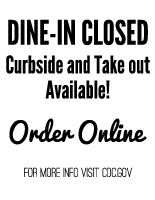 Dine in Closed Order Online