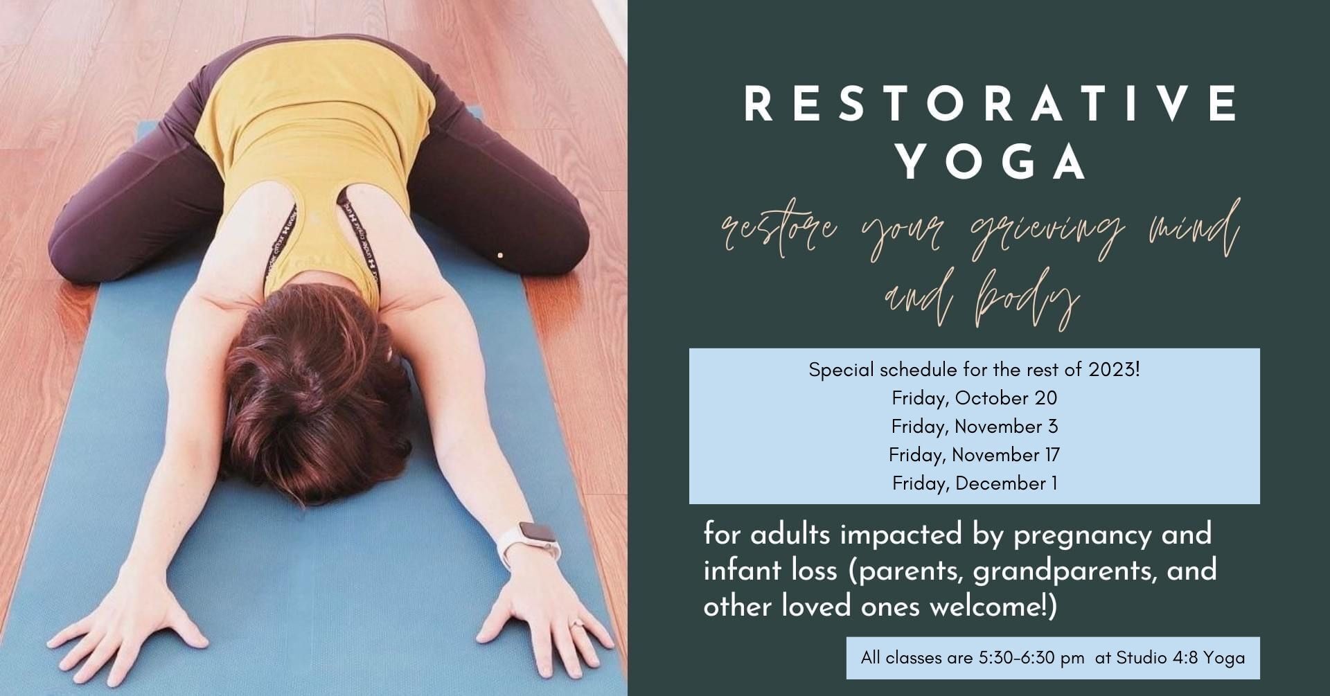 Restorative Yoga for the rest of 2023!