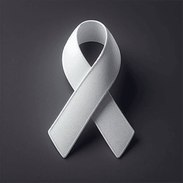 white ribbon