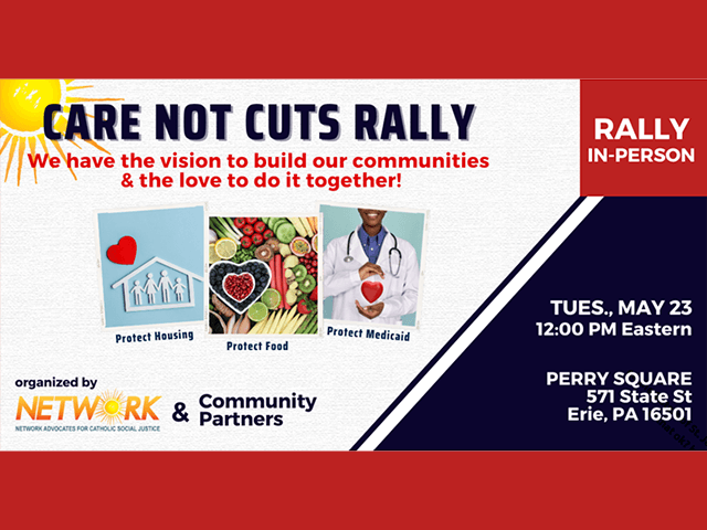 Join us for “Care Not Cuts" Rally