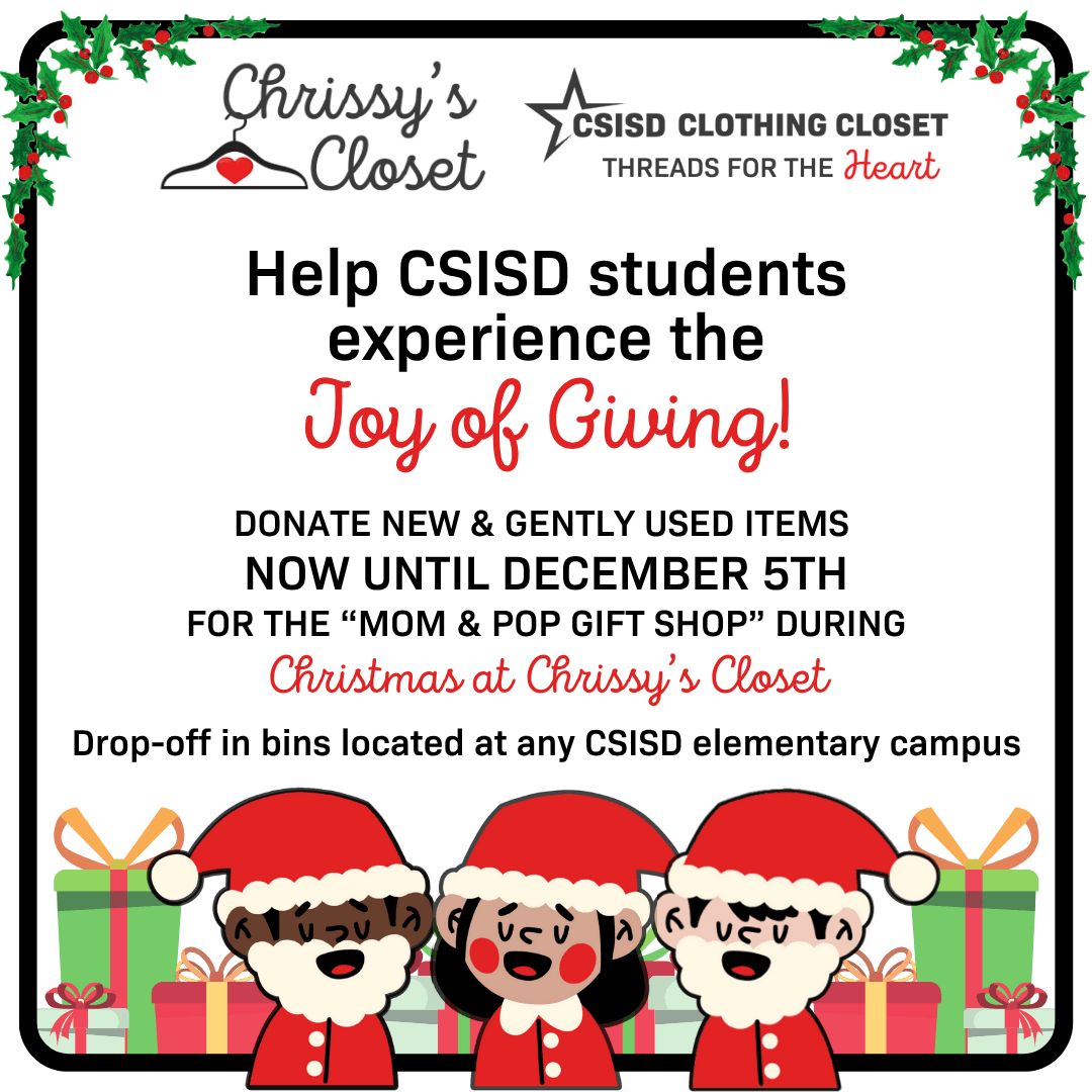 Excited children ready to experience the joy of giving