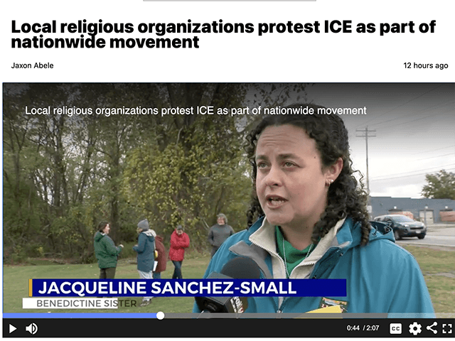 Living Rosary protests increased ICE activity