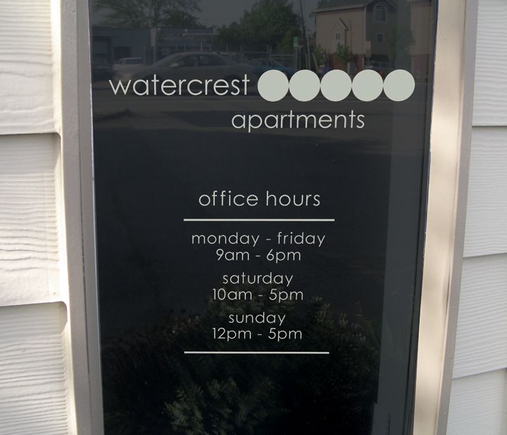 Watercrest Window Hours