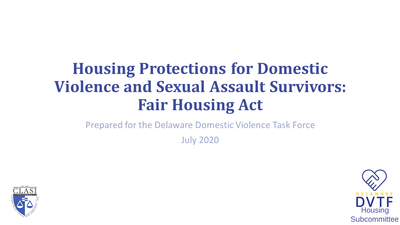 Housing Protections Under the Fair Housing Act