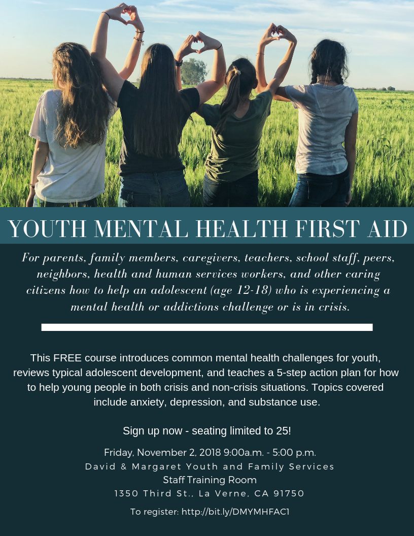 Youth Mental Health First Aid