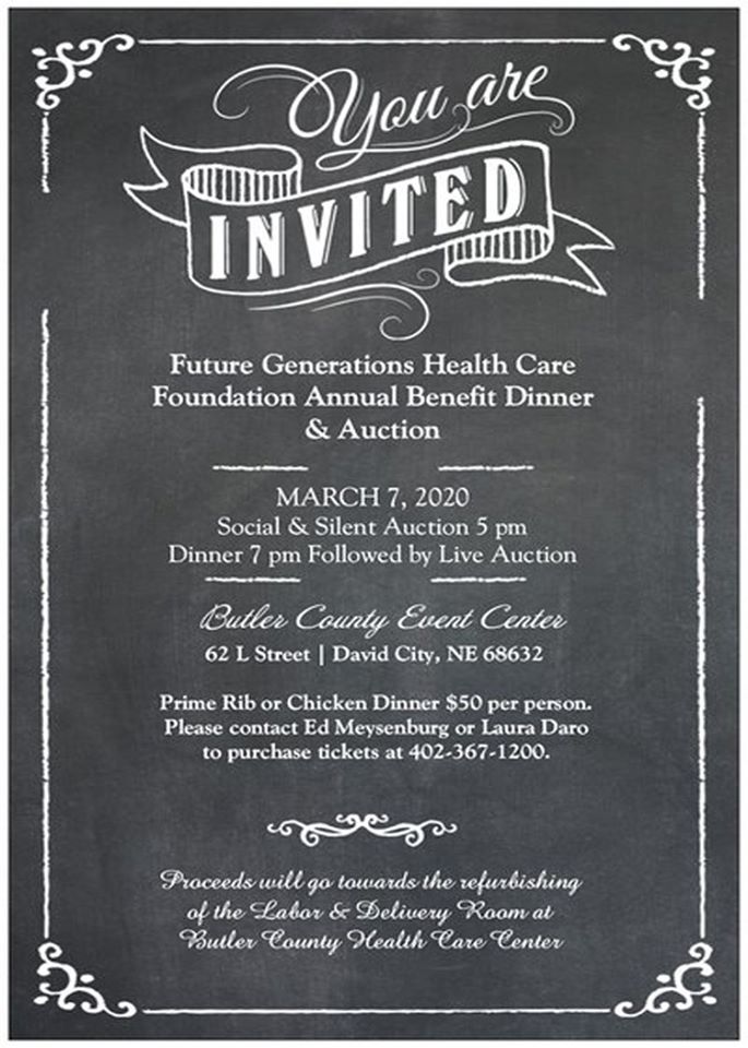 Future Generations Health Care Foundation Annual Banquet - Dinner & Auction