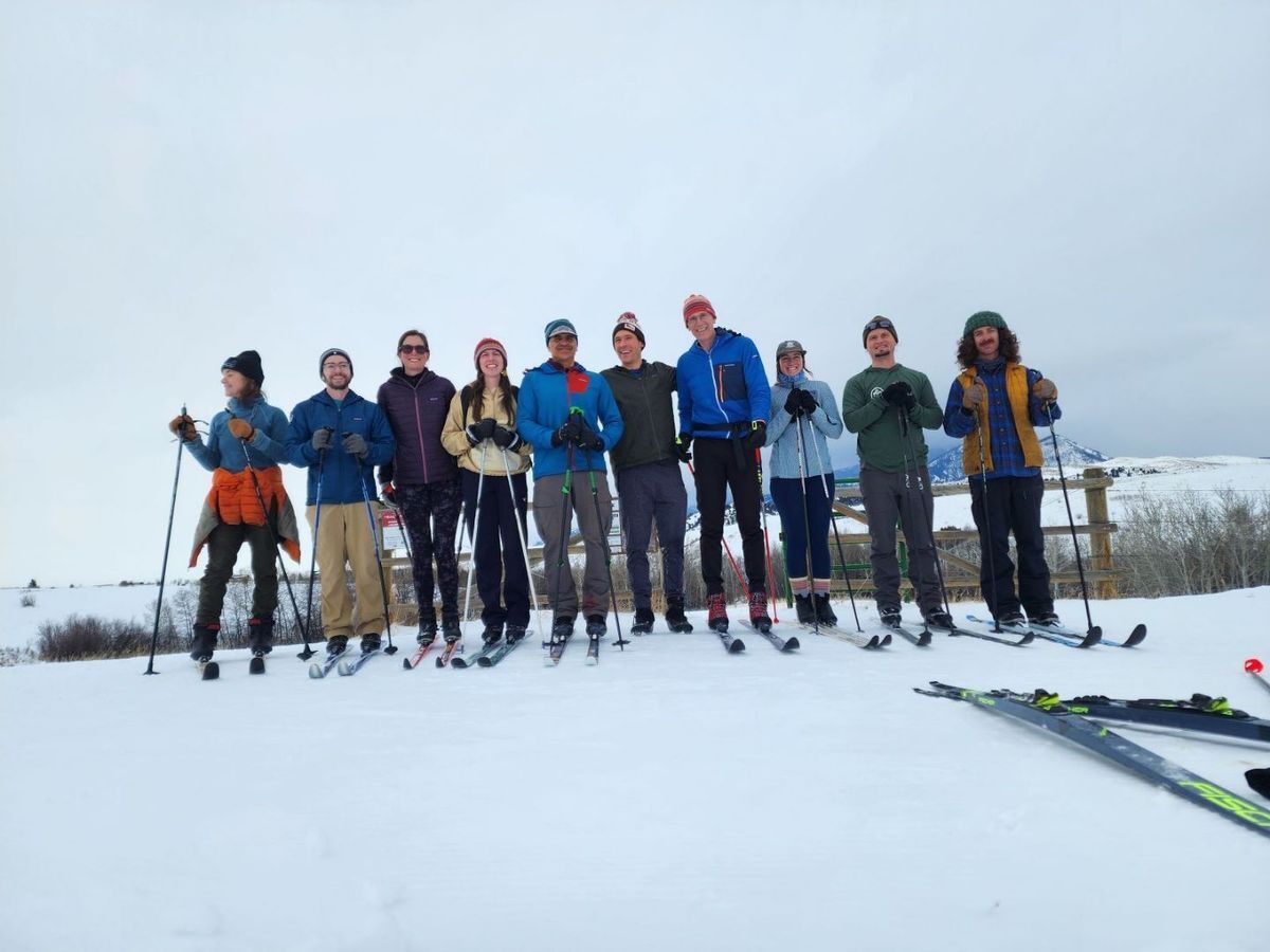 [Image Description: MCC staff pose during cross country skiing]