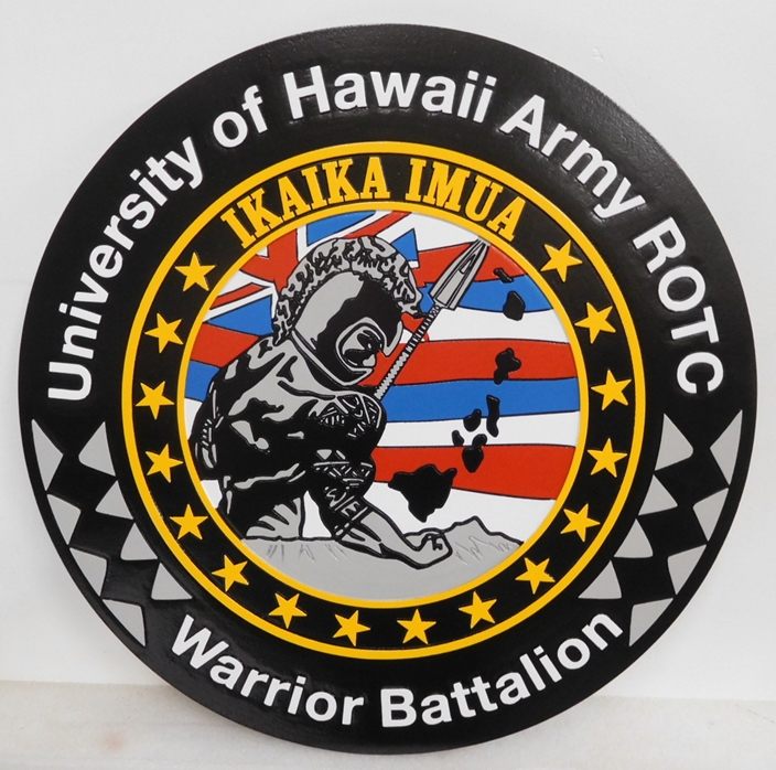 CB5437 - Seal of University of Hawaii Army ROTC, Multi-level Relief