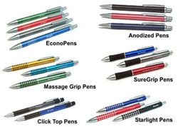 Engraved Aluminum Pens