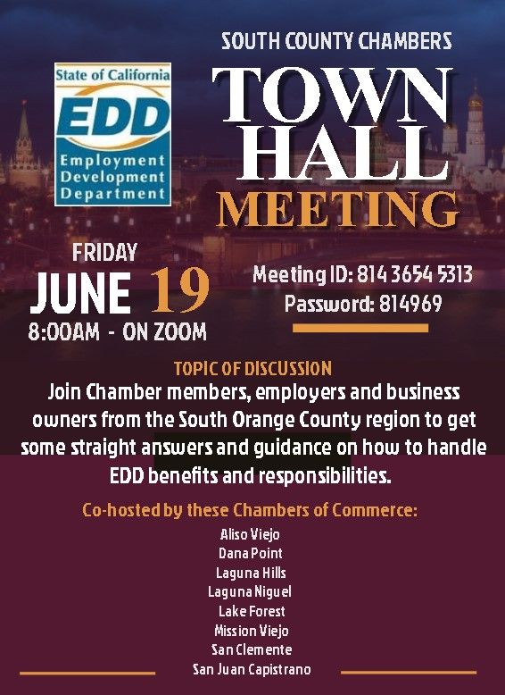 EDD/South County Chambers Town Hall Meeting
