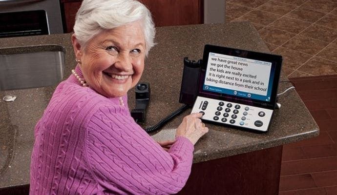 Free Caption Phones for Seniors with Hearing Loss