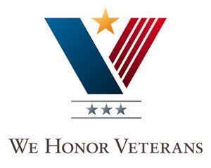 We honor veterans logo.