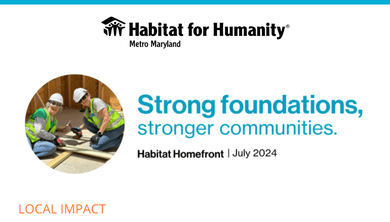 Habitat Homefront July 2024 Newsletter