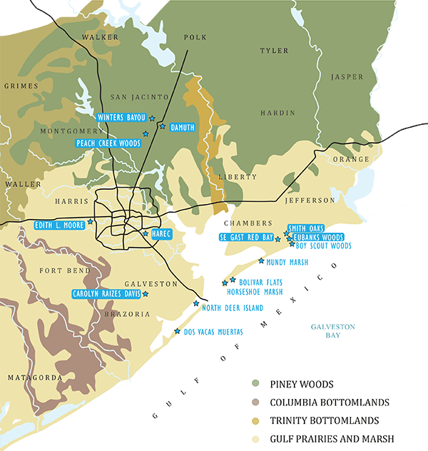Houston Audubon Sanctuary System