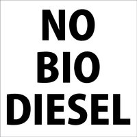 No Bio Diesel