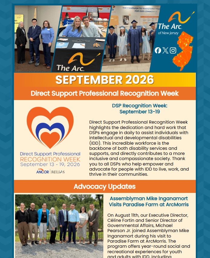 September 2026 E-Newsletter