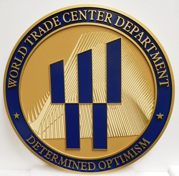 CD9025 - Plaque of Seal for World Trade Center Department