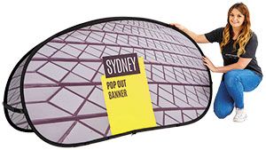 Sydney Fabric Pop Out Banner