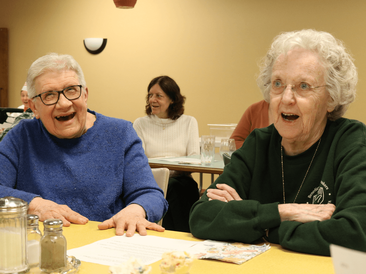 Sisters Judith B and Rosanne LH adding their voices.