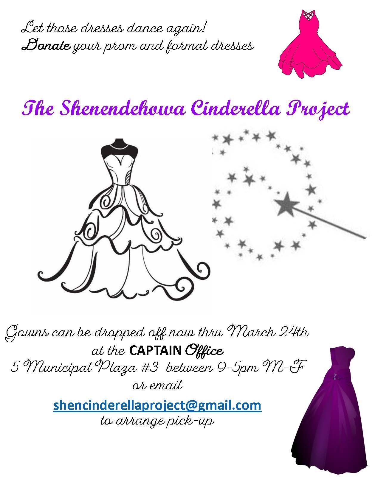 The Shenendehowa Cinderella Project: Looking for Dresses!