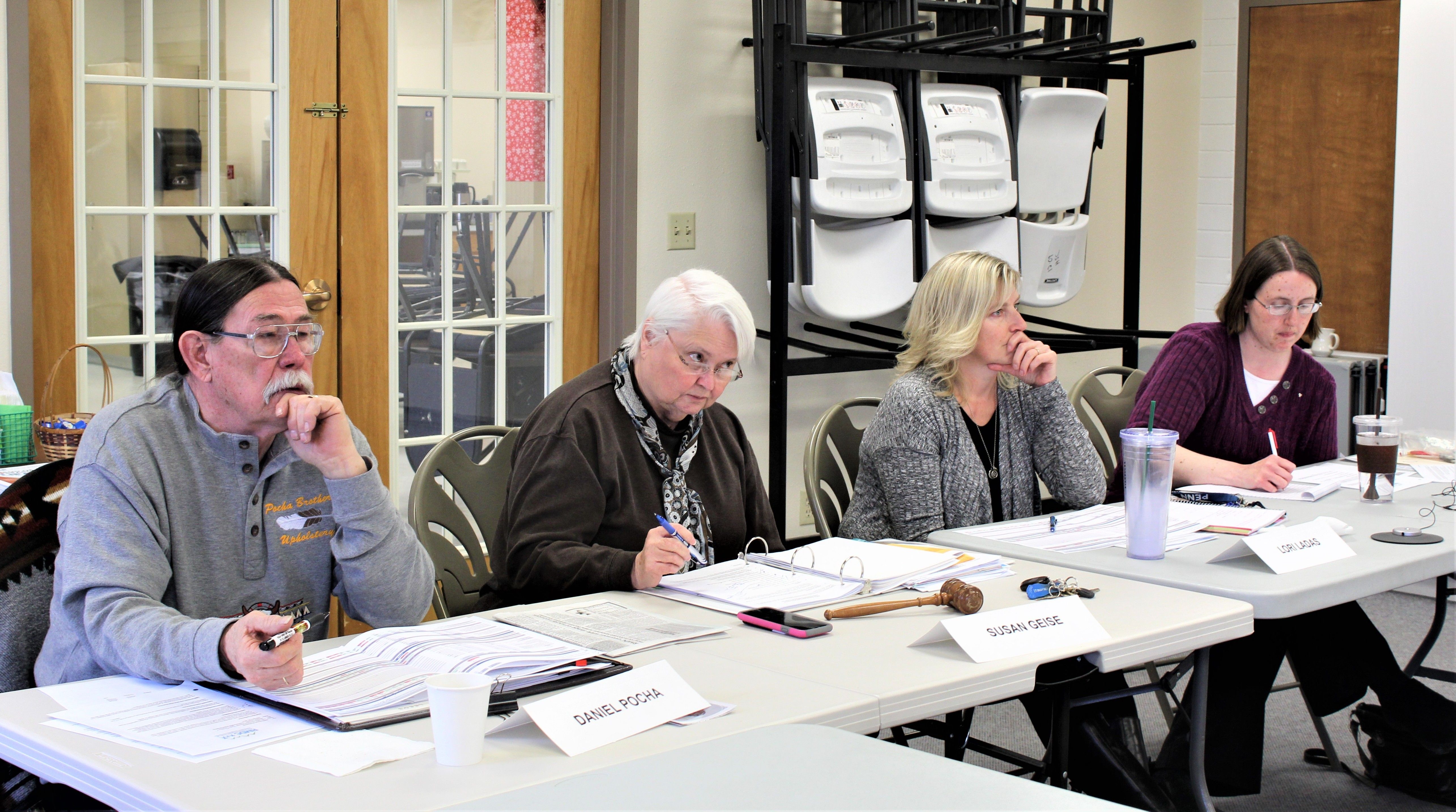 Photo of RMDC Board Meeting in progress. 