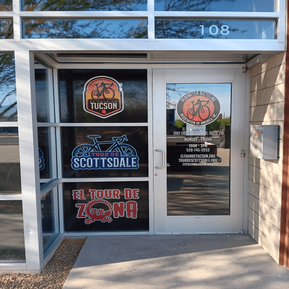 El Tour de Tucson window decal