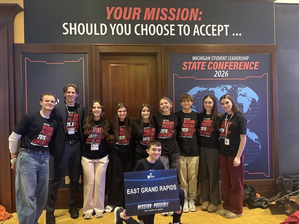 students at Michigan leadership conference