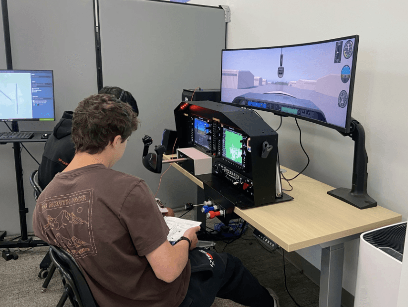 Park City High Students Use New AI-Based Pilot Training Software