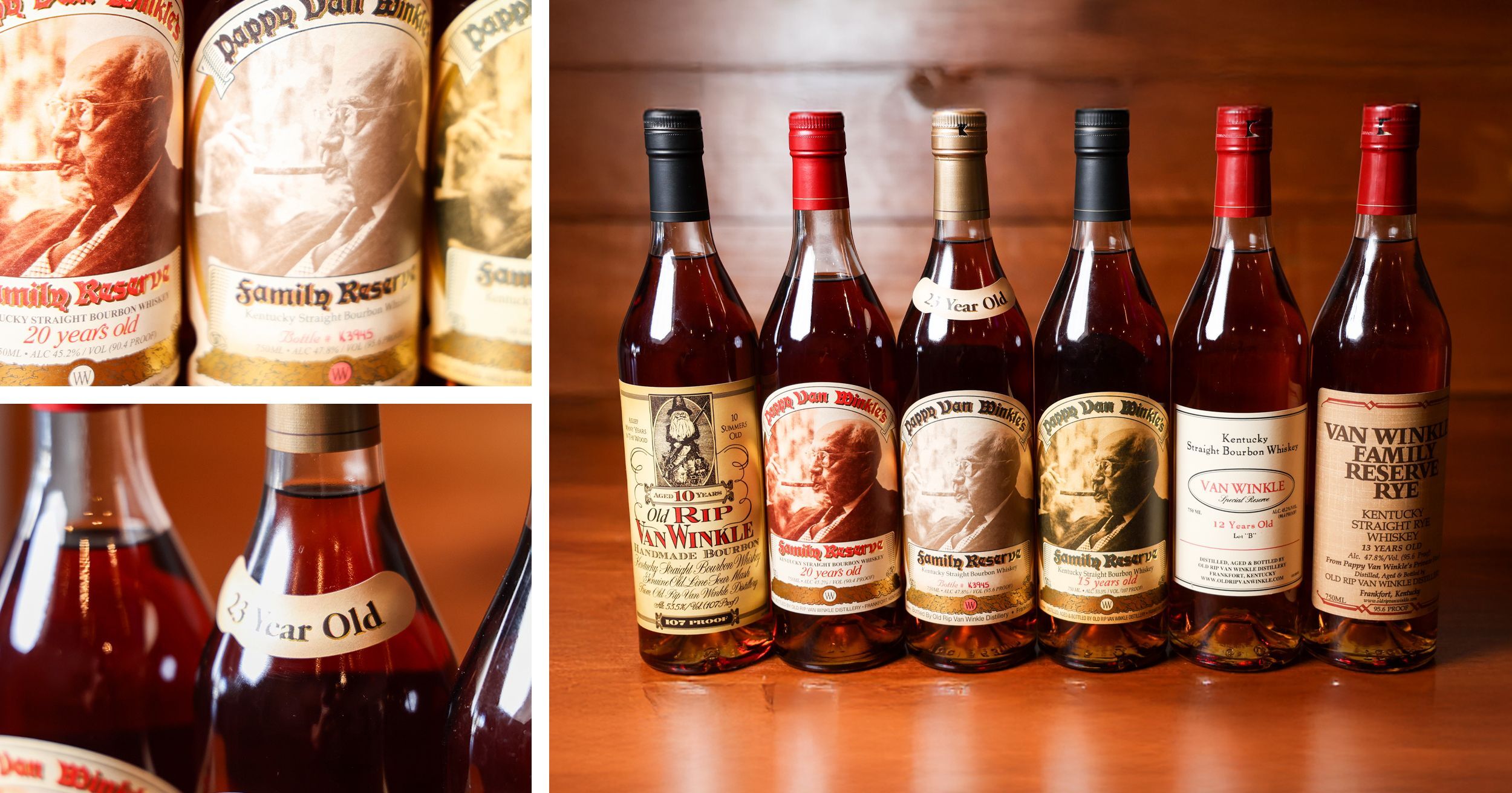 Pappy Van Winkle Six Bottle Set