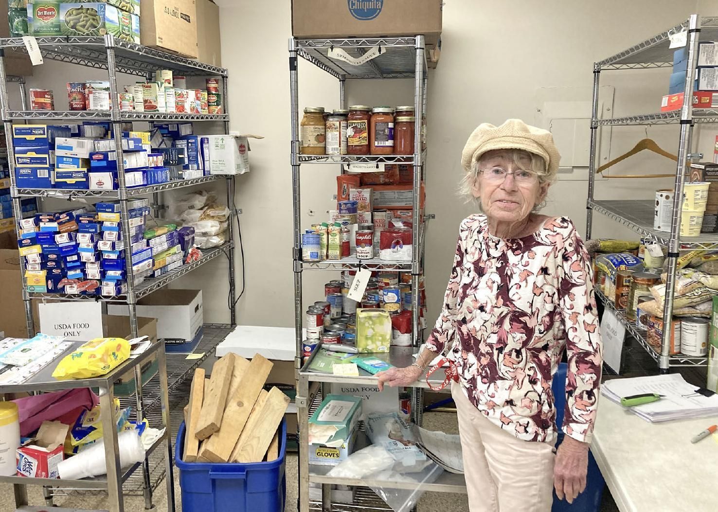 Food pantry’s mainstay volunteer loves to give back