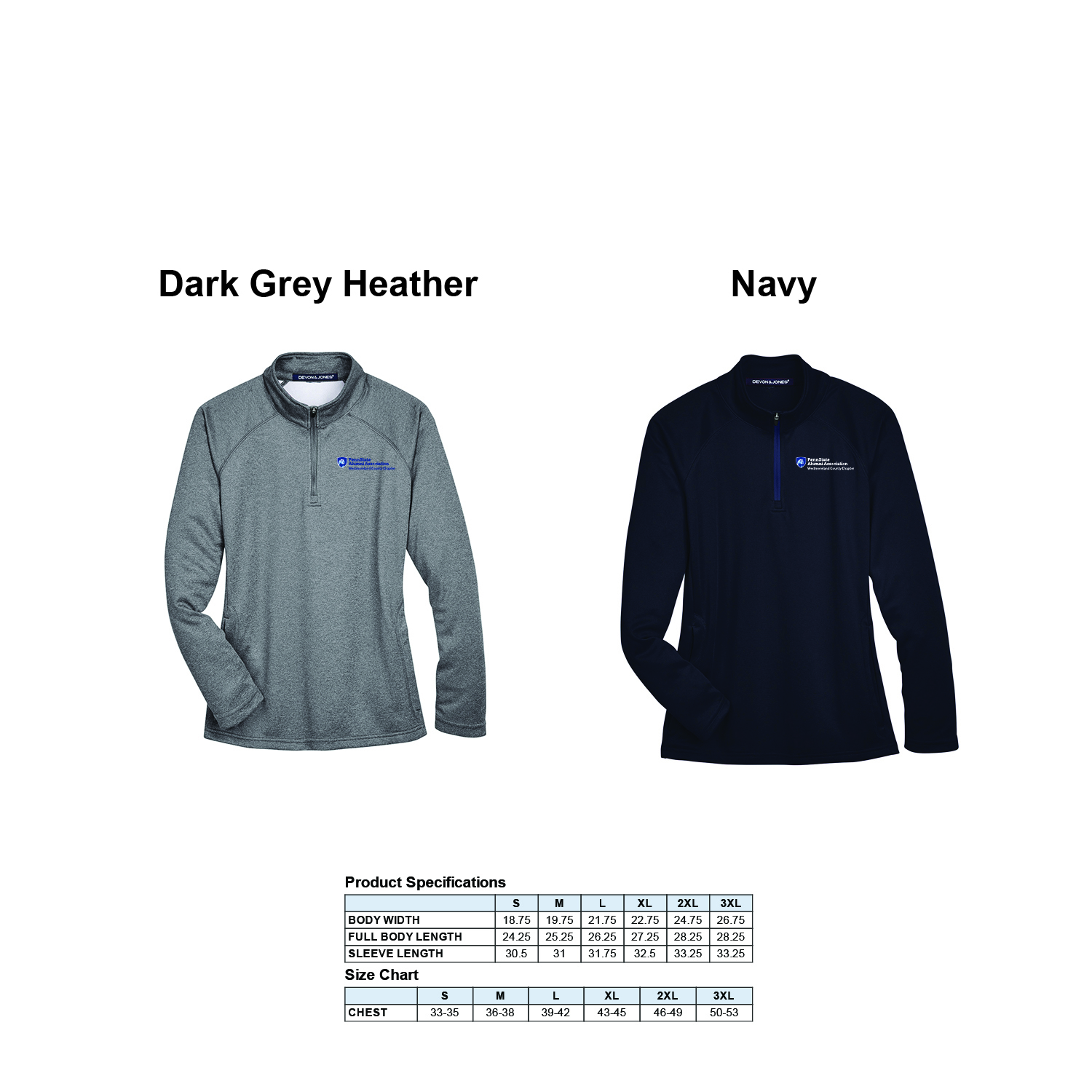 Devon & Jones Ladies' Stretch Tech-Shell® Compass Quarter-Zip