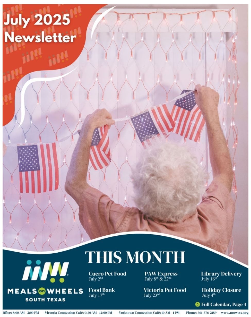 July 2025 News & Menu