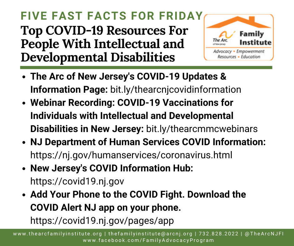 Top COVID-19 Resources For People With Intellectual and Developmental Disabilities