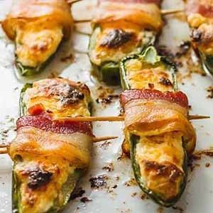 Bacon-wrapped Jalapeño Poppers