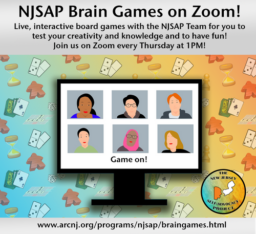 NJSAP Brain Games on Zoom