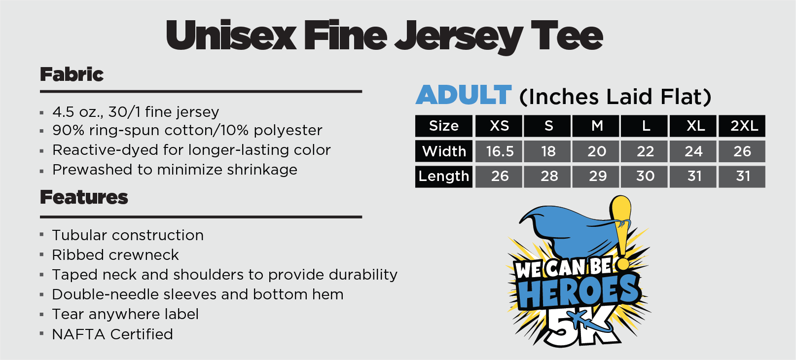 Shirt Size Guide