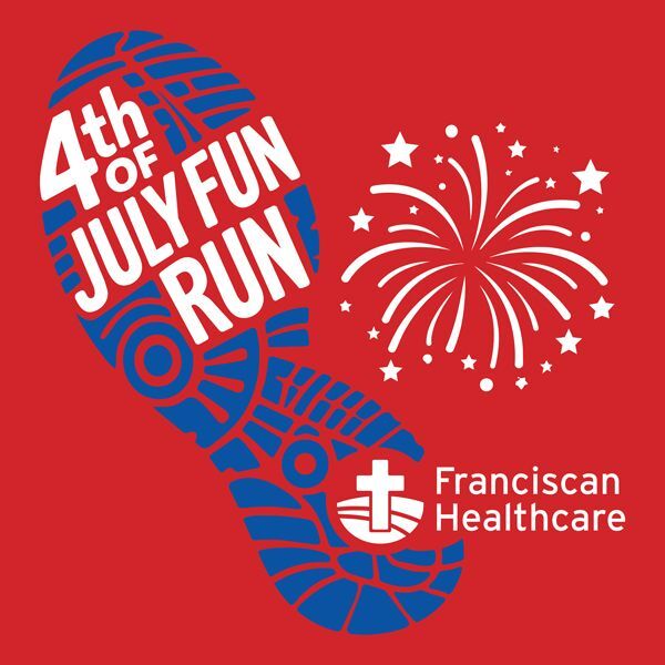Franciscan Healthcare 4th of July Fun Run Logo