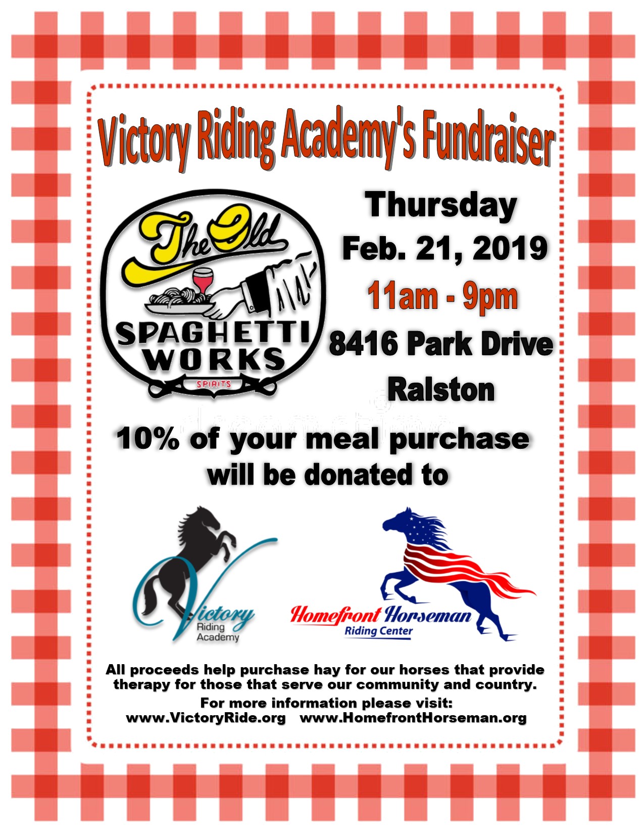 Spaghetti Works Fundraiser