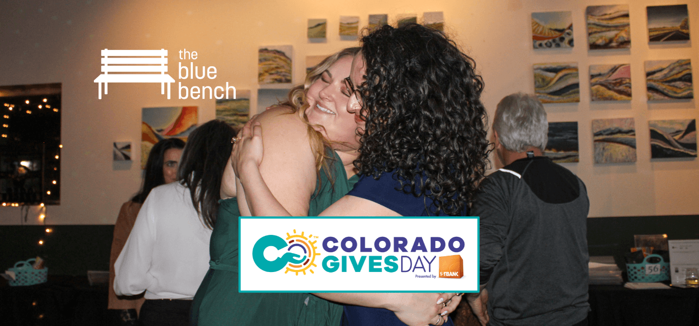 Photo of two people hugging