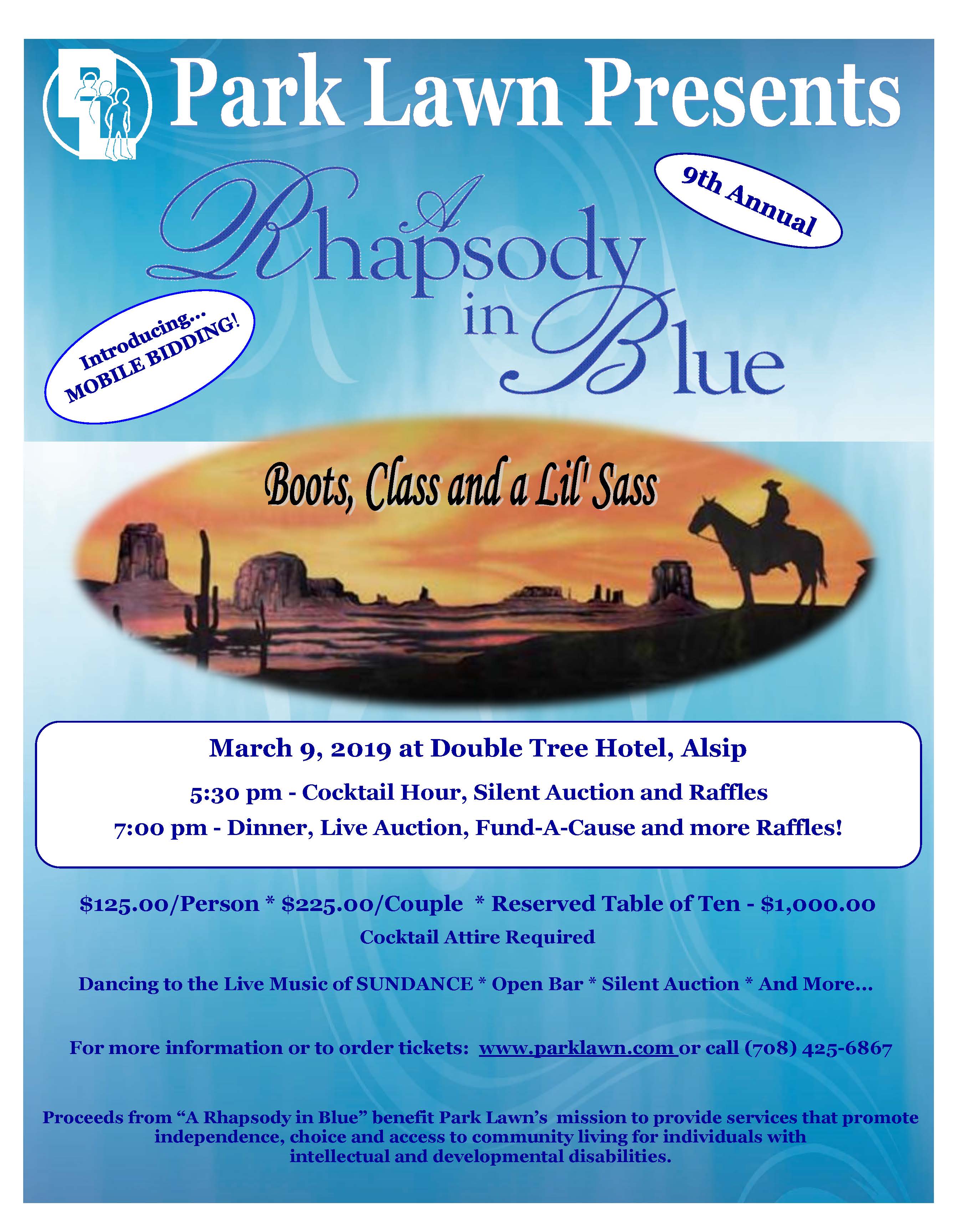 9th Annual A Rhapsody in Blue - Boots, Class and a Lil' Sass