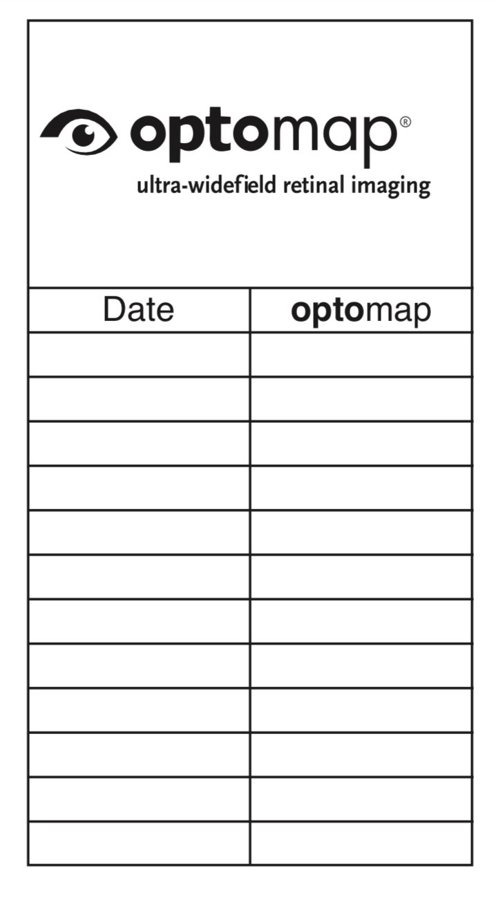 optomap ultra-widefield retinal imaging stamp