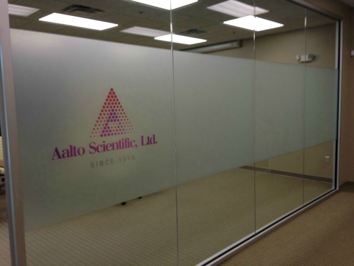 Printed Frosted Privacy Film